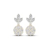 Thumbnail Image 1 of Diamond Dangle Earrings 2 ct tw Marquise, Pear & Round-cut 14K Yellow Gold