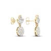 Thumbnail Image 3 of Diamond Dangle Earrings 2 ct tw Marquise, Pear & Round-cut 14K Yellow Gold
