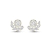 Multi-Diamond Earrings 2 ct tw Pear, Marquise & Round-cut 14K Yellow Gold