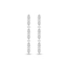 Thumbnail Image 2 of Diamond Drop Earrings 2 ct tw Pear & Round-cut 14K White Gold