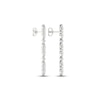 Thumbnail Image 4 of Diamond Drop Earrings 2 ct tw Pear & Round-cut 14K White Gold