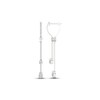 Thumbnail Image 1 of Diamond Huggie Drop Earrings 1 ct tw Pear & Round-cut 14K White Gold
