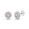 Thumbnail Image 1 of Diamond Starburst Stud Earrings 5/8 ct tw Round-cut 10K Rose Gold
