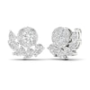 Thumbnail Image 0 of Multi-Diamond Earrings 2 ct tw Pear, Marquise & Round-cut 14K White Gold
