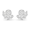 Thumbnail Image 1 of Multi-Diamond Earrings 2 ct tw Pear, Marquise & Round-cut 14K White Gold