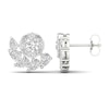Thumbnail Image 2 of Multi-Diamond Earrings 2 ct tw Pear, Marquise & Round-cut 14K White Gold