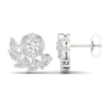 Thumbnail Image 3 of Multi-Diamond Earrings 2 ct tw Pear, Marquise & Round-cut 14K White Gold
