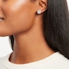 Thumbnail Image 3 of KAY Lab-Grown Diamonds Cushion Frame Stud Earrings 3/4 ct tw 14K Yellow Gold