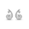 Purest Love Diamond Stud Earrings 1/5 ct tw Round-cut 10K White Gold