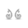 Thumbnail Image 0 of Purest Love Diamond Stud Earrings 1/5 ct tw Round-cut 10K White Gold