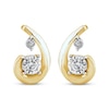 Thumbnail Image 1 of Purest Love Diamond Stud Earrings 1/10 ct tw Round-cut 10K Yellow Gold