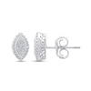 Thumbnail Image 1 of Multi-Diamond Stud Earrings 1/20 ct tw Round-cut Sterling Silver