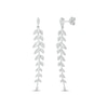 Thumbnail Image 1 of Diamond Vine Drop Earrings 1/4 ct tw Sterling Silver