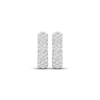 Thumbnail Image 1 of Diamond Three-Row Hoop Earrings 2 ct tw 10K White Gold