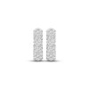 Thumbnail Image 1 of Diamond Three-Row Hoop Earrings 2 ct tw 10K White Gold