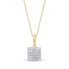 Thumbnail Image 2 of Multi-Diamond Boxed Set 1/2 ct tw 10K Yellow Gold 16.5&quot;