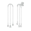 Thumbnail Image 0 of Diamond Arch Dangle Earrings 1/6 ct tw Sterling Silver