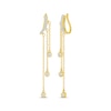 Thumbnail Image 0 of Diamond Curved Climber Dangle Earrings 1/10 ct tw 10K Yellow Gold