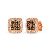 Thumbnail Image 1 of Le Vian Chocolate Diamond Stud Earrings 5/8 ct tw 14K Strawberry Gold