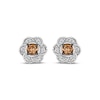 Thumbnail Image 2 of Le Vian Chocolate Diamond Stud Earrings 7/8 ct tw 14K Vanilla Gold