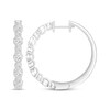 Thumbnail Image 0 of Diamond Hoop Earrings 1/4 ct tw 10K White Gold