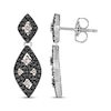 Thumbnail Image 3 of Le Vian Diamond Lattice Weave Marquise Drop Earrings 1/2 ct tw 14K Vanilla Gold