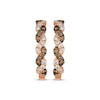 Thumbnail Image 1 of Le Vian Chocolate Twist Diamond Hoop Earrings 3/4 ct tw 14K Strawberry Gold