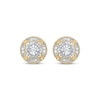 Thumbnail Image 2 of Vintage-Style Round-Cut Diamond Stud Earrings 1/15 ct tw 10K Yellow Gold