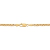 Thumbnail Image 2 of Wheat Chain Necklace 2.5mm Hollow 10K Yellow Gold 22&quot;