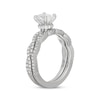 Thumbnail Image 2 of Neil Lane Artistry Oval-Cut Lab-Grown Diamond Twist Shank Bridal Set 1-3/8 ct tw 14K White Gold