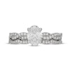 Thumbnail Image 3 of Neil Lane Artistry Oval-Cut Lab-Grown Diamond Twist Shank Bridal Set 1-3/8 ct tw 14K White Gold