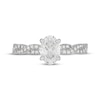 Thumbnail Image 2 of Neil Lane Artistry Oval-Cut Lab-Grown Diamond Twist Shank Engagement Ring 1-1/3 ct tw 14K White Gold