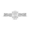 Thumbnail Image 3 of Neil Lane Artistry Oval-Cut Lab-Grown Diamond Twist Shank Engagement Ring 1-1/3 ct tw 14K White Gold