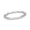 Thumbnail Image 7 of Neil Lane Artistry Lab-Grown Diamond Scalloped Wedding Band 1/6 ct tw 14K White Gold