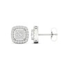 Thumbnail Image 3 of KAY Lab-Grown Diamonds Cushion-Shaped Stud Earrings 1/2 ct tw 10K White Gold