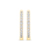 Thumbnail Image 1 of Diamond Hoop Earrings 1/6 ct tw 10K Yellow Gold