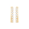 Thumbnail Image 2 of Diamond Hoop Earrings 1/5 ct tw 10K Yellow Gold