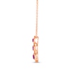 Thumbnail Image 2 of Le Vian Ruby Necklace 3/8 ct tw Diamonds 14K Strawberry Gold 19&quot;