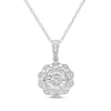 Thumbnail Image 1 of Diamond Flower Gift Set 1/10 ct tw Sterling Silver
