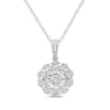 Thumbnail Image 2 of Diamond Flower Gift Set 1/10 ct tw Sterling Silver