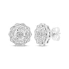 Thumbnail Image 3 of Diamond Flower Gift Set 1/10 ct tw Sterling Silver
