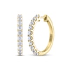 Thumbnail Image 1 of THE LEO Diamond Hoop Earrings 1 ct tw 14K Yellow Gold