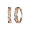Thumbnail Image 1 of Le Vian Venetian Mosaic Diamond Hoop Earrings 7/8 ct tw 14K Strawberry Gold