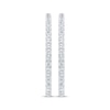 Thumbnail Image 2 of Unstoppable Love Diamond Double Hoop Earrings 1 ct tw 10K White Gold