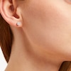 Thumbnail Image 2 of Diamond Stud Earrings 10K White Gold 1 ct tw (J/I3)