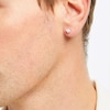 Thumbnail Image 3 of Diamond Stud Earrings 10K White Gold 1 ct tw (J/I3)
