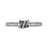 Thumbnail Image 11 of Ink & Ice Diamond Twist Wedding Band 1/4 ct tw Black Rhodium-Plated 14K White Gold