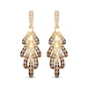 Thumbnail Image 2 of Le Vian Ombré Diamond Drop Earrings 1-1/2 ct tw 14K Honey Gold