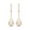 Thumbnail Image 2 of Love Entwined Diamond Drop Earrings 1/2 ctw 10K Yellow Gold