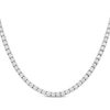 Thumbnail Image 2 of Men's KAY Lab-Grown Diamonds Tennis Necklace 8 ct tw 10K White Gold 20&quot;
